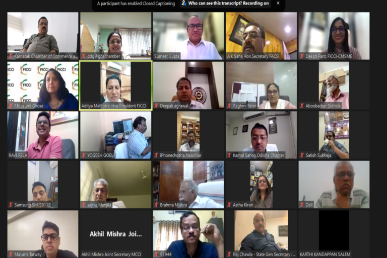 Virtual Orientation Session on FICCI B2B Portal